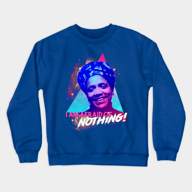 CROW - I am Afraid of Nothing! Vaporwave Crewneck Sweatshirt by CROW Store